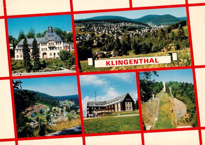 Klingenthal Vogtland Rathaus Aschberg Jugendherberge Aschbergschanze