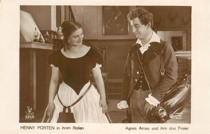 Foto RPH Nr. 531/5 Film Stern Henny Porten Anges Arnau und ihre drei Freier