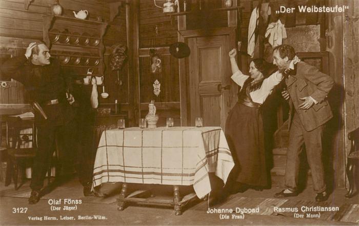 Verlag Hermann Leiser Nr. 3127 Der Weibsteufel Olaf Foenss Johanne Dyboad Rasmus