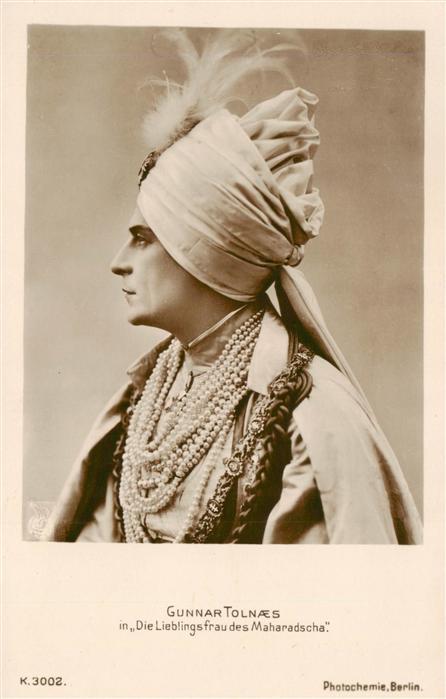 Foto Photochemie Nr. K. 3002 Gunnar Tolnaes Die Lieblingsfrau Maharadscha