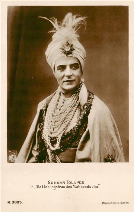 Foto Photochemie Nr. K.3005 Gunnar Tolnaes Die Lieblingsfrau Maharadscha