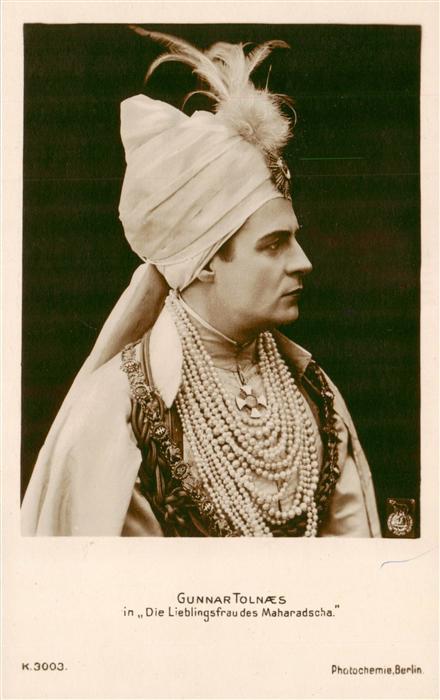 Foto Photochemie Nr. K. 3003 Gunnar Tolnaes Die Lieblingsfrau des Maharadscha