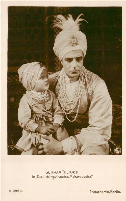 Foto Photochemie Nr. K. 2994 Gunnar Tolnaes Die Lieblingsfrau des Maharadschas