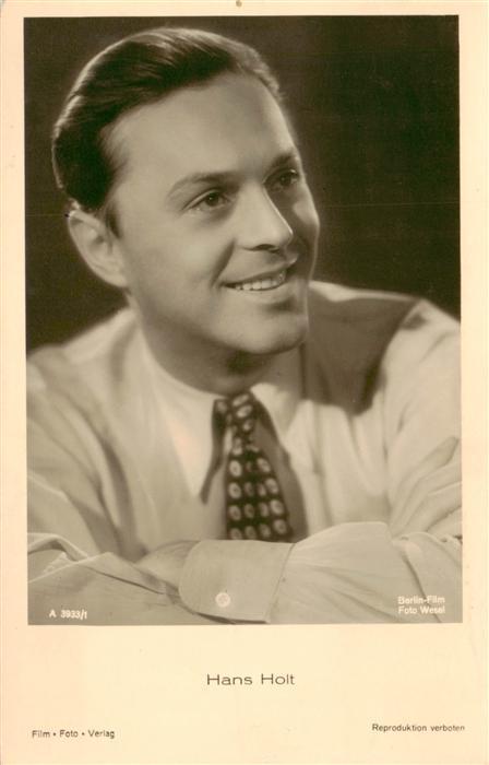 Foto Wesel Berlin Film Nr A 3933/1 Hans Holt