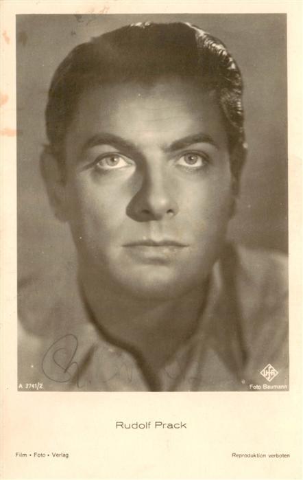 Foto Ufa-Baumann Nr. A 3741/2 Rudolf Prack
