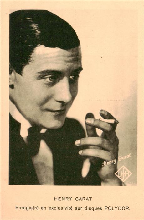 Foto Ufa Henry Garat Polydor