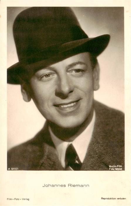Foto Wesel Berlin Film Nr A 3717/1 Johannes Riemann
