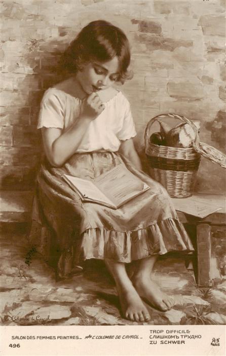 Foto AN Paris (Noyer) Nr. 496 Salon des Femmes peintres Zu Schwer