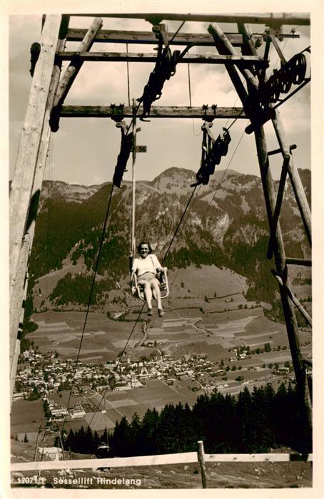 Sessellift Chairlift Telesiege Hindelang Oberallgäu