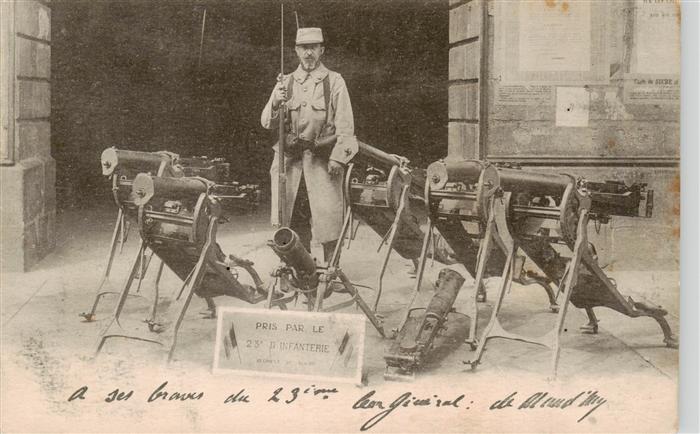 Militaria France sonstiges Maschinengewehr