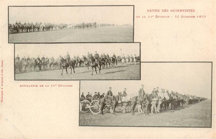 Militaria France sonstiges Revue des Reservistes Artillerie de la 11 Division