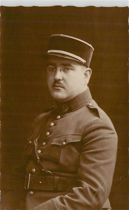 Militaria France sonstiges Soldat Portraet