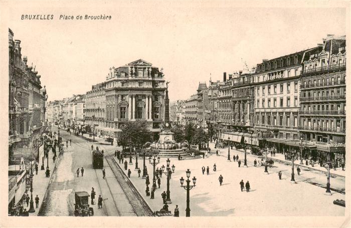 Strassenbahn Tramway-- Bruxelles Place de Brouckere
