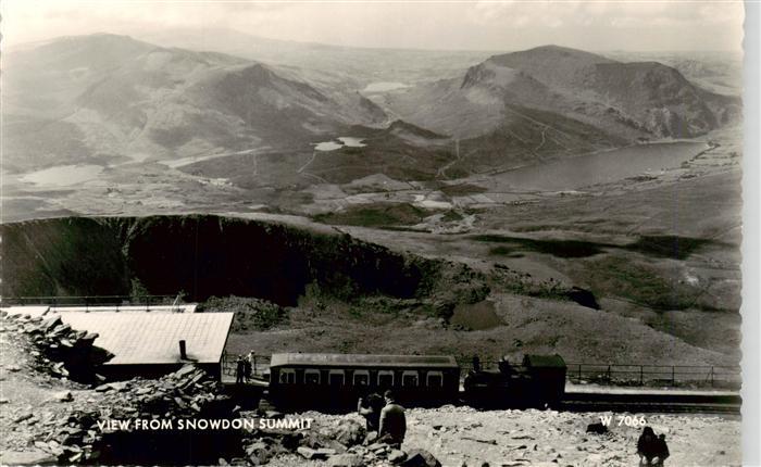 Zahnradbahn Rack Railway-- View From Snowdon Summit