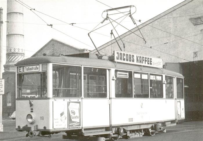 Strassenbahn Tramway-- Karlsruhe Kriegs-Straßenbahnwagen