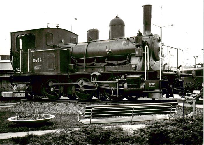 Eisenbahn Railway Chemin de Fer Grenzbahnhof Buchs Schweiz Lokomotive 8