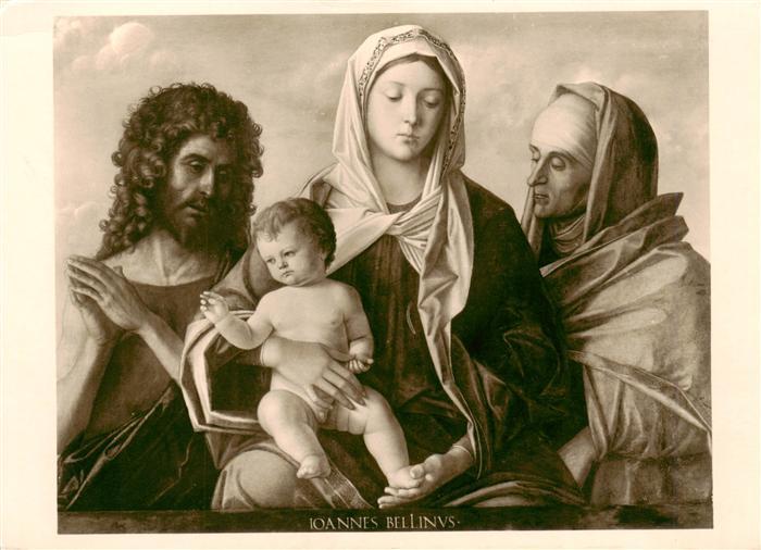 Bellini Giovanni Kuenstlerkarte Alte Kuenstler Maria mit dem Kind
