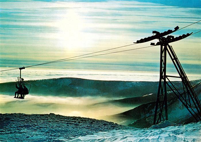 Sessellift Chairlift Telesiege Krkonose Snuzku