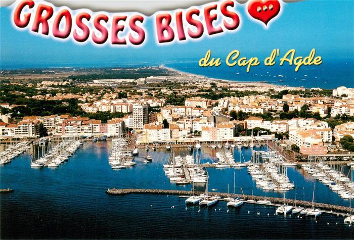 Le Cap d-Agde-sur-Mer 34  Grosses Bises Vue aerienne