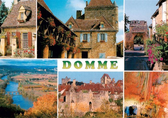 Domme 24 Dordogne Vues partielles Vieille Ville Grotte Paysage