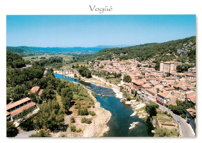 Vogue 07 Ardeche Panorama Cité en bordure de l'Ardeche
