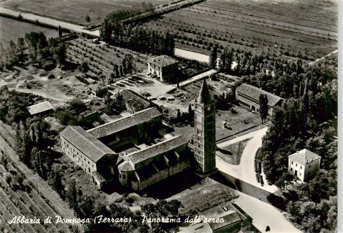 Abbazia di Pomposa Ferrara Emilia-Romagna IT Panorama dall aereo