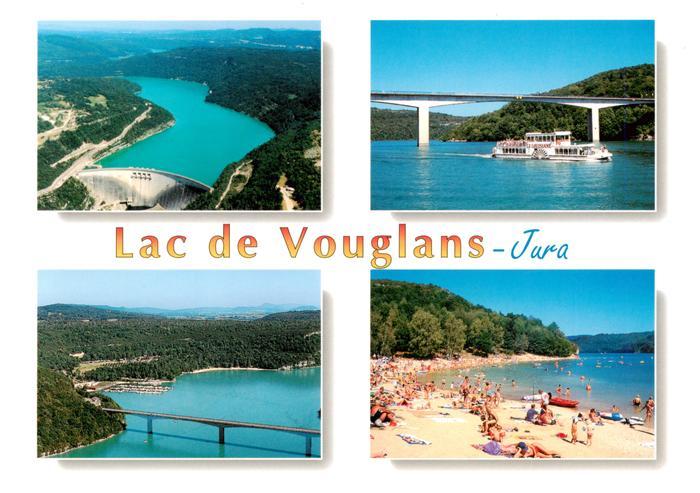 Orgelet Le Barrage de Vouglans Pont de la Pyle et le Louisiane Port du Meix Pont