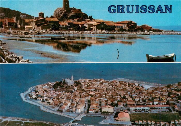 Gruissan 11 Aude Teilansichten Luftaufnahme