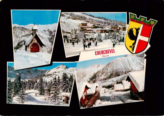 Courchevel 73 Savoie Winterimpressionen Wintersportplatz Alp