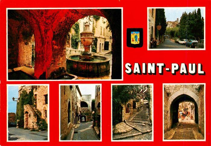 Saint-Paul-de-Vence 06 Alpes-Maritimes Souvenirs de la ville Vues d'ensemble vie
