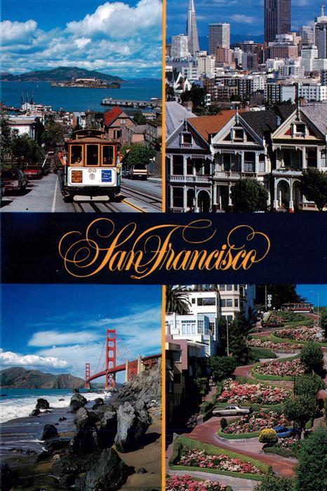 San Francisco California USA Highlights of the city