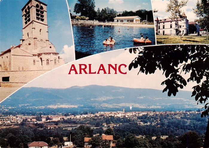 Arlanc 63 Panorama Eglise Château Lac