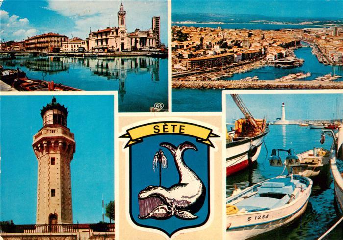 Sete Cette 34 Chambre de Commerce Port Phare Bateaux