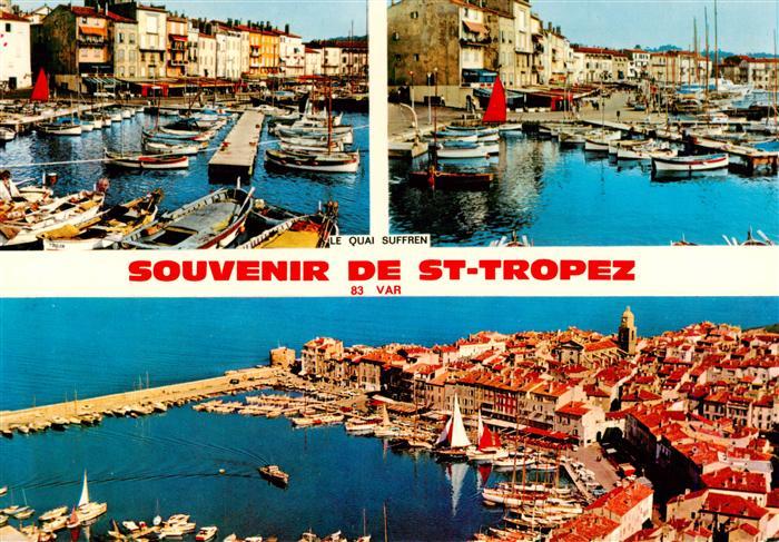 Saint Tropez Var Port Vieille Ville vue aérienne