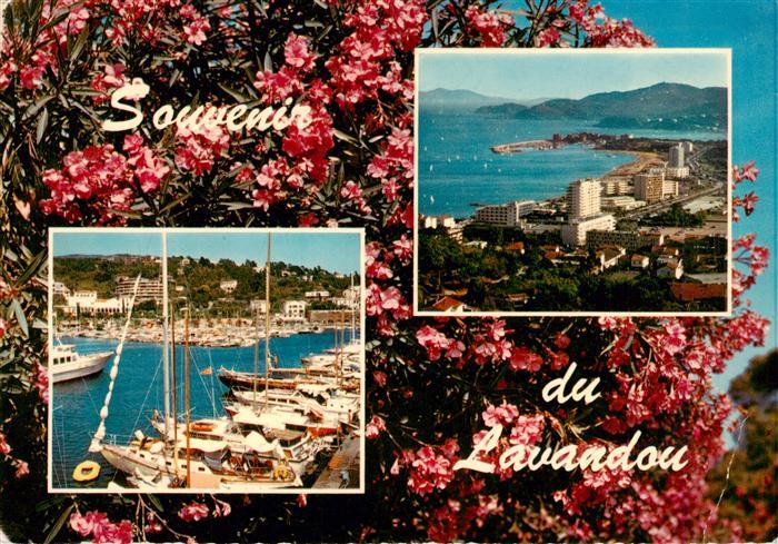 Le Lavandou 83 Var Le port et vue générale des fleurs