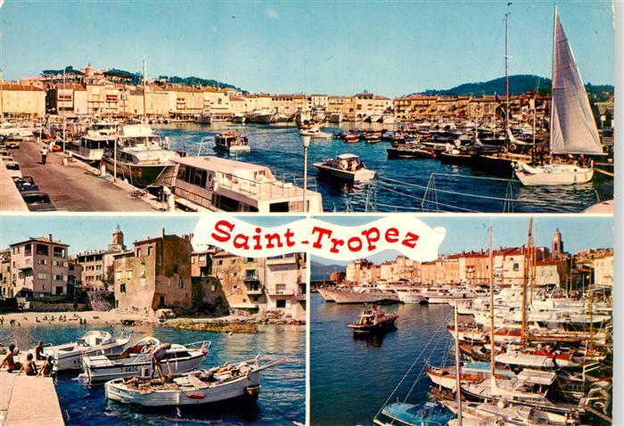 Saint Tropez Var Le port et la pouncho