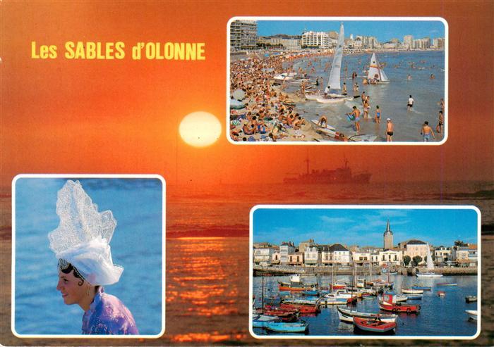 Les Sables-d Olonne 85 Le port et la plage