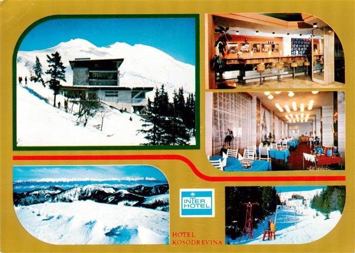 Horehronie SK Hotel Kosodrevina Restaurant Wintersportplatz Gebirgspanorama Nied