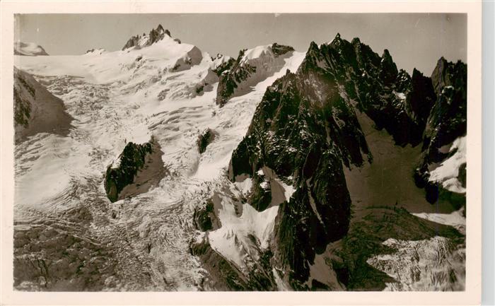 Chamonix 74 Haute-Savoie La Vallee Blanchevue de l’Aiguille du Tacul Vue aerienn