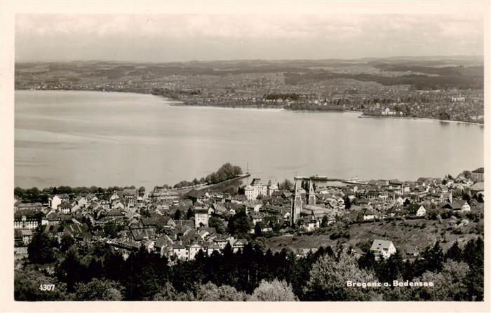 Bregenz Vorarlberg Bodensee Fliegeraufnahme