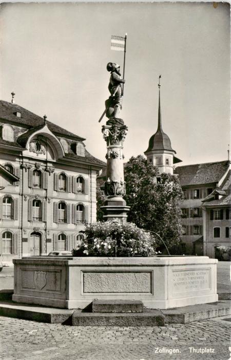 Zofingen AG Thutplatz Brunnen