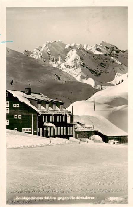 Zeinisjochhaus 1858m Galtuer Tirol AT mit Hochmaderer