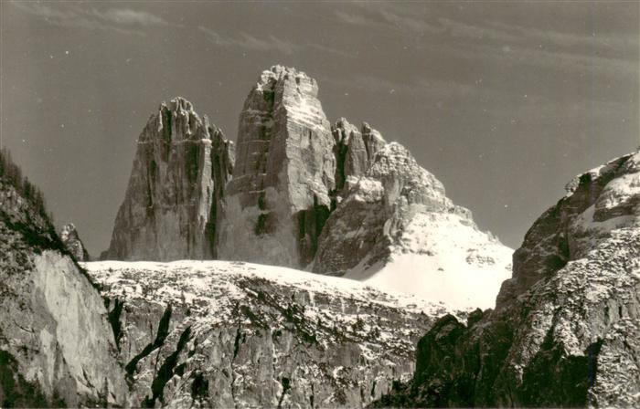 Tre Cime di Lavaredo 3003m Drei Zinnen IT da Landro