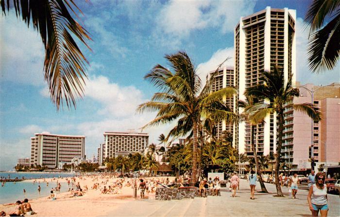 Waikiki Honolulu Hawaii USA World Famous Waikiki Beach