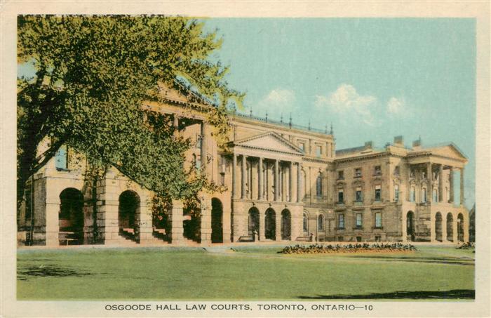 Toronto Canada Osgoode Hall Law Courts