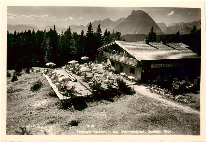 Seefeld Tirol Terrassen Restaurant am Gschwandkopf
