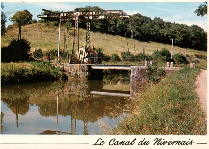 Nivernais 76 Seine-Maritime Pont sur le Canal du Nivernais