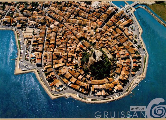 Gruissan 11 Aude Le Village Vue aerienne