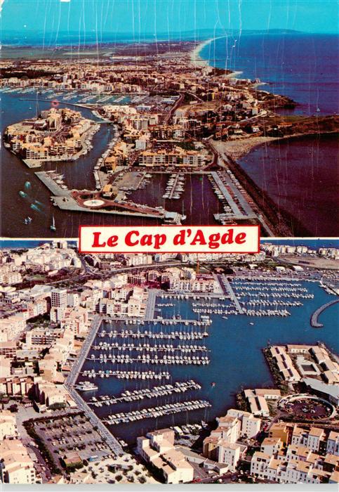 Le Cap d-Agde-sur-Mer 34  Vue aeriennes