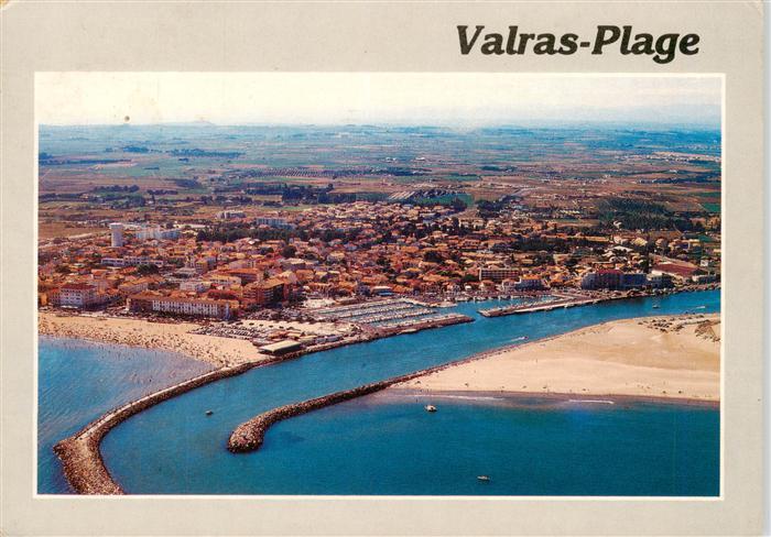 Valras-Plage 34 Vue generale aerienne